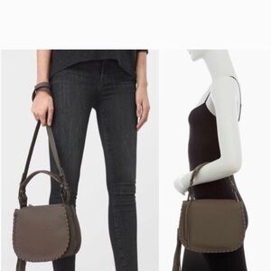 ALLSAINT ‘Morin’ Leather Top Handle Crossbody Bag.